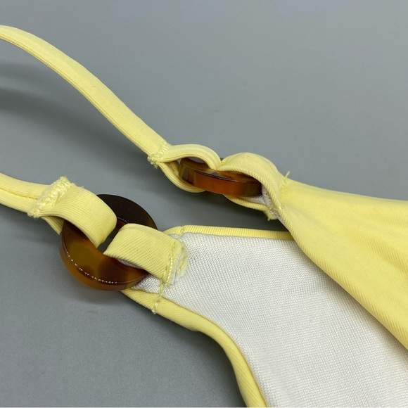 New! Free People x rhythm swim ring itsy pant bikini bottom lemon 1910 - Picture 6 of 11